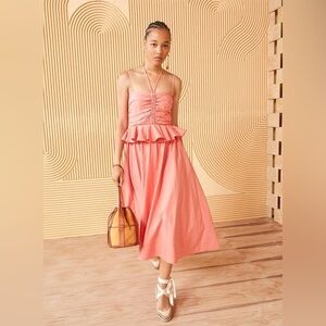 Ulla Johnson Coral‎ Pink Dress